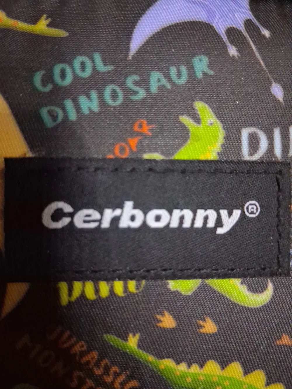 Cerbonny Freezable Mini Lunch Bag / Snack Pouch – Dinosaur Pattern